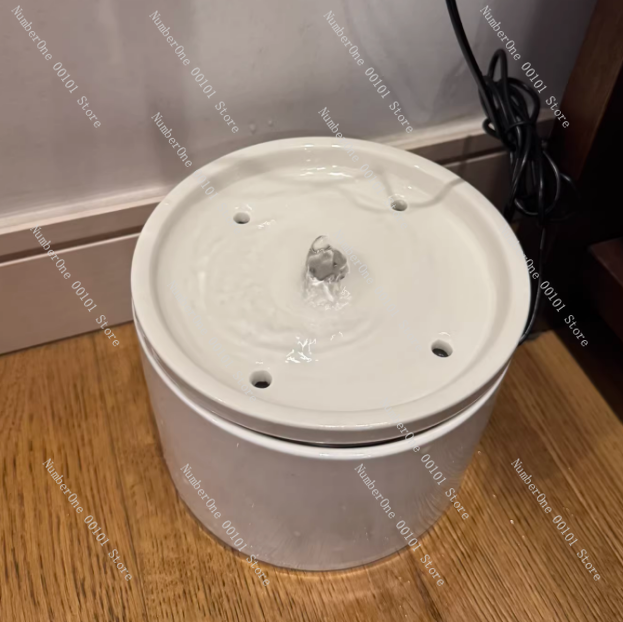 Automatic Pet Feeder - Ceramic Automatic Pet Water Dispenser, Circulating