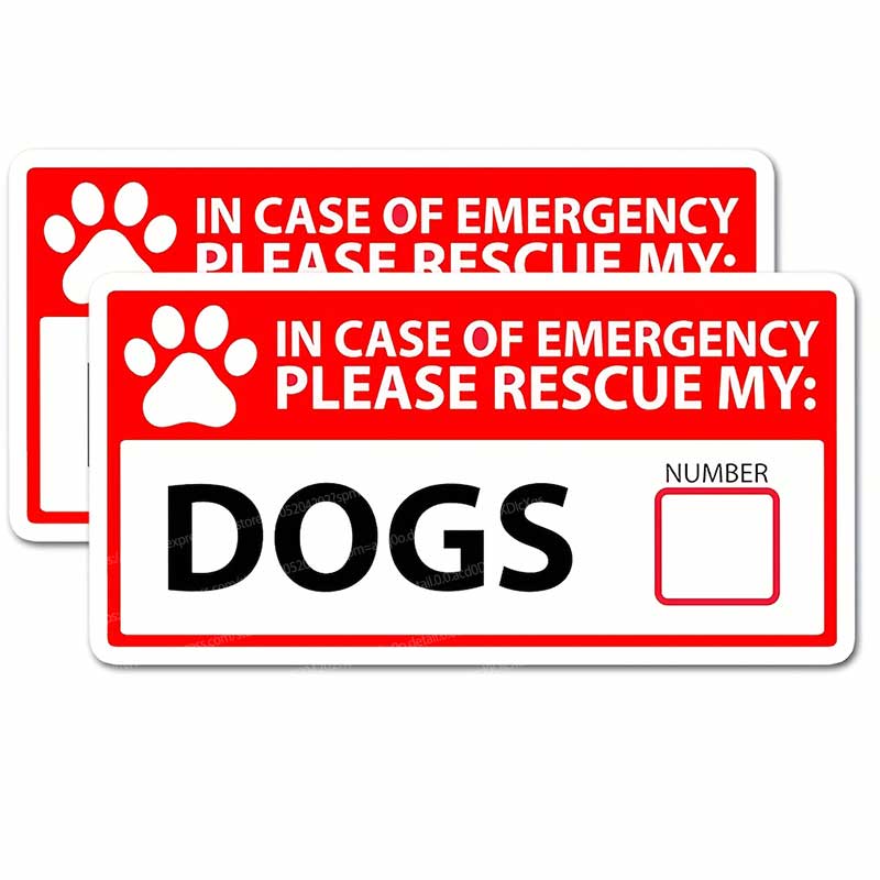 Pet Supplies First - (2 Sheets) Emergency Response Dog Puppy