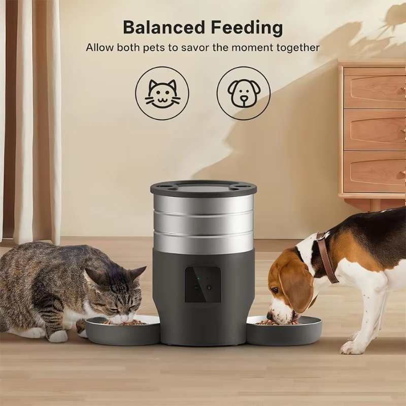 Automatic Pet Feeder - 4.5L Automatic Smart Pet Feeder with