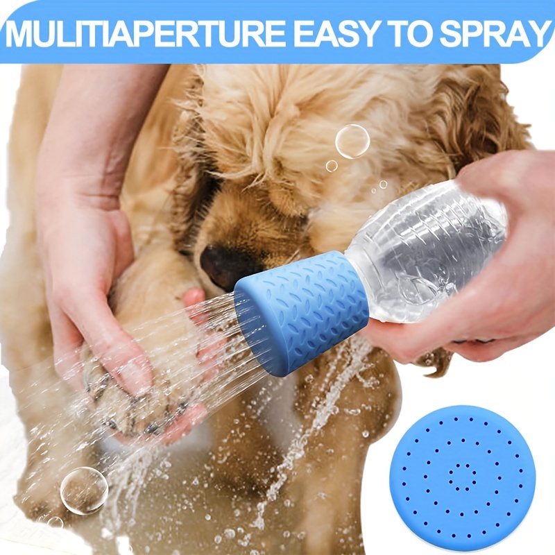 Pet Supplies App - Innovative Silicone Pet Shower Head, Portable