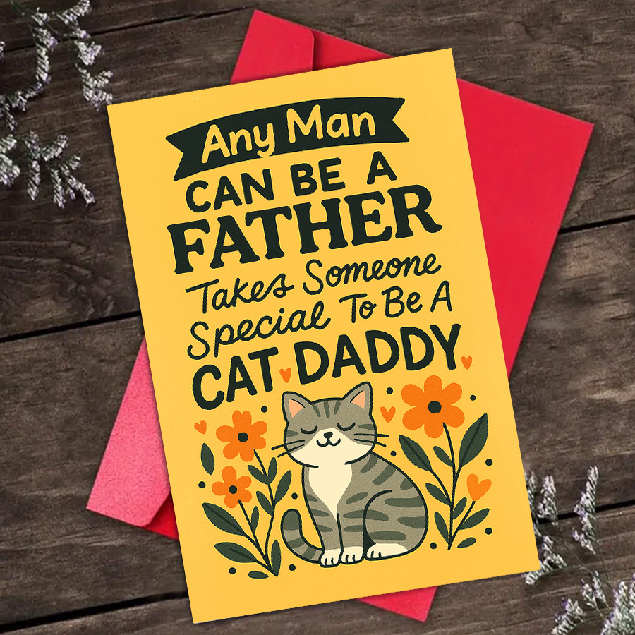1Pcs Father's Day Greeting Car - Pet Supplies Gift Card 评论和价格