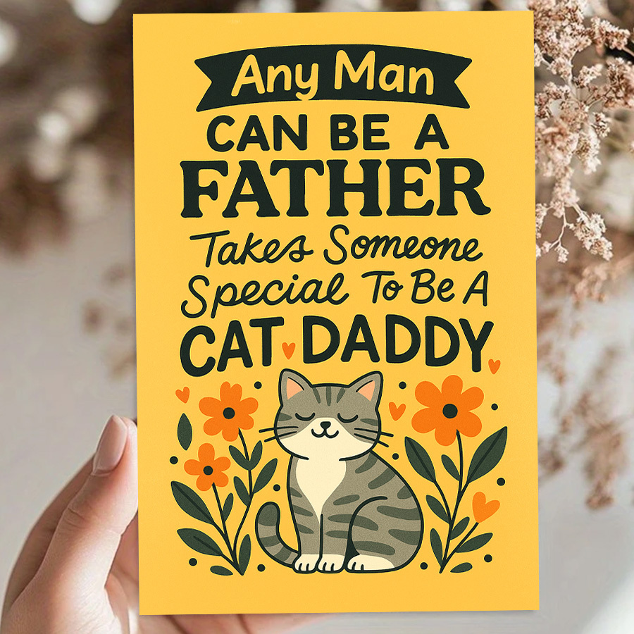 1Pcs Father's Day Greeting Car - Pet Supplies Gift Card 评论和价格