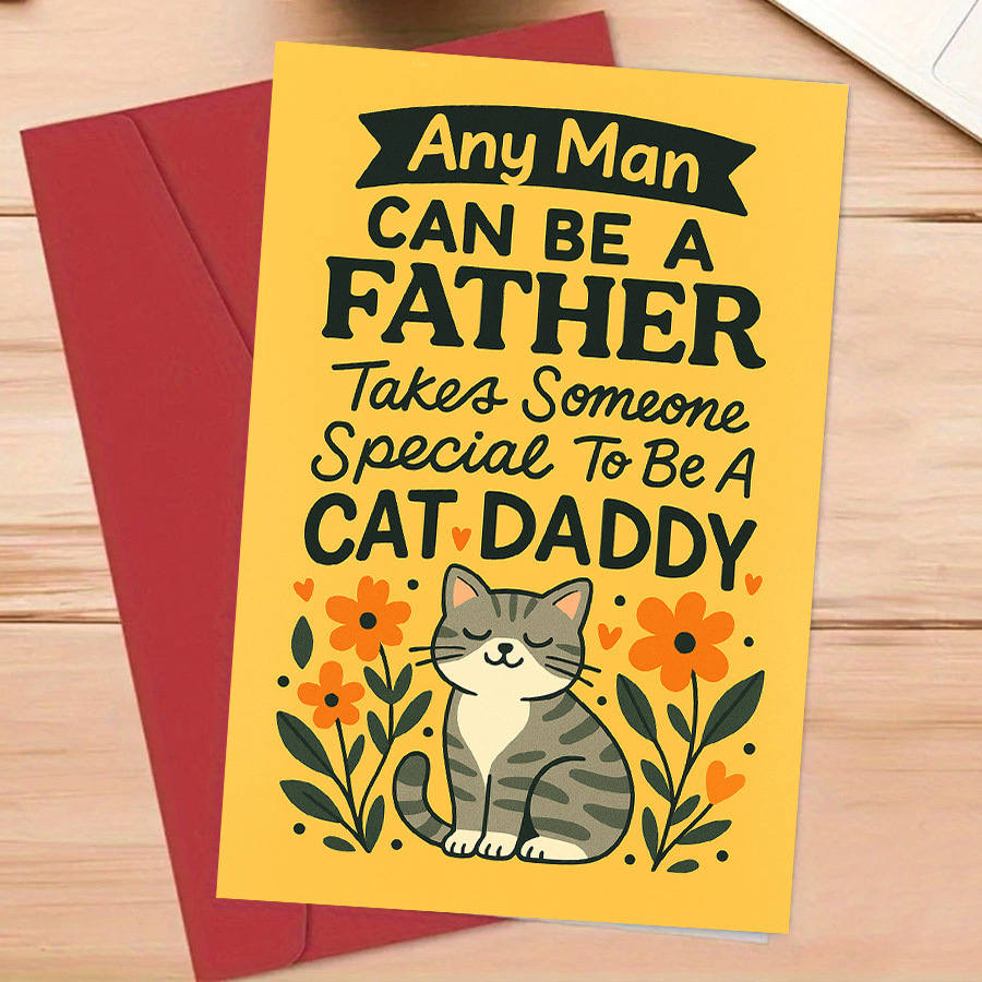 1Pcs Father's Day Greeting Car - Pet Supplies Gift Card 评论和价格