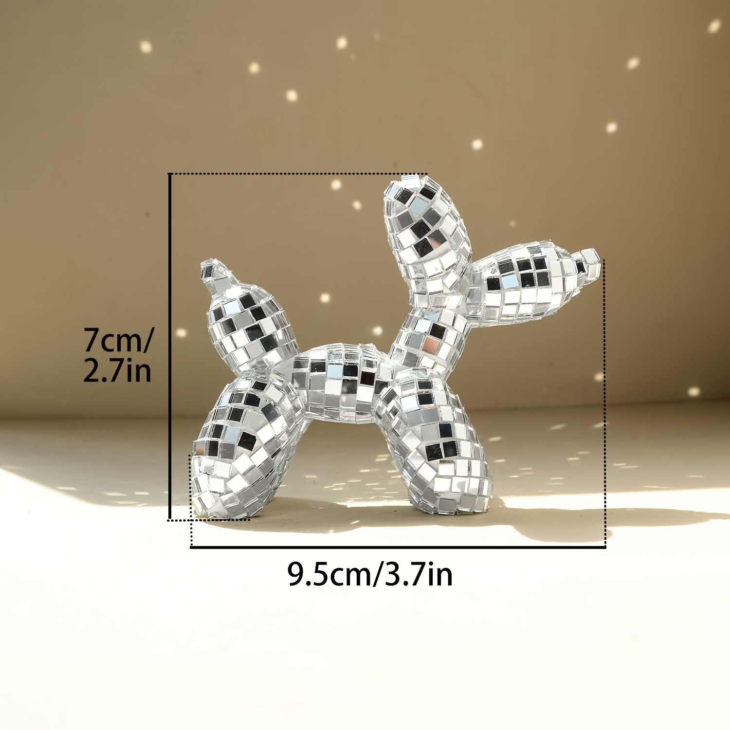 1pc Disco Mirror Balloon Puppy - Pet Supplies Warehouse 评论和价格
