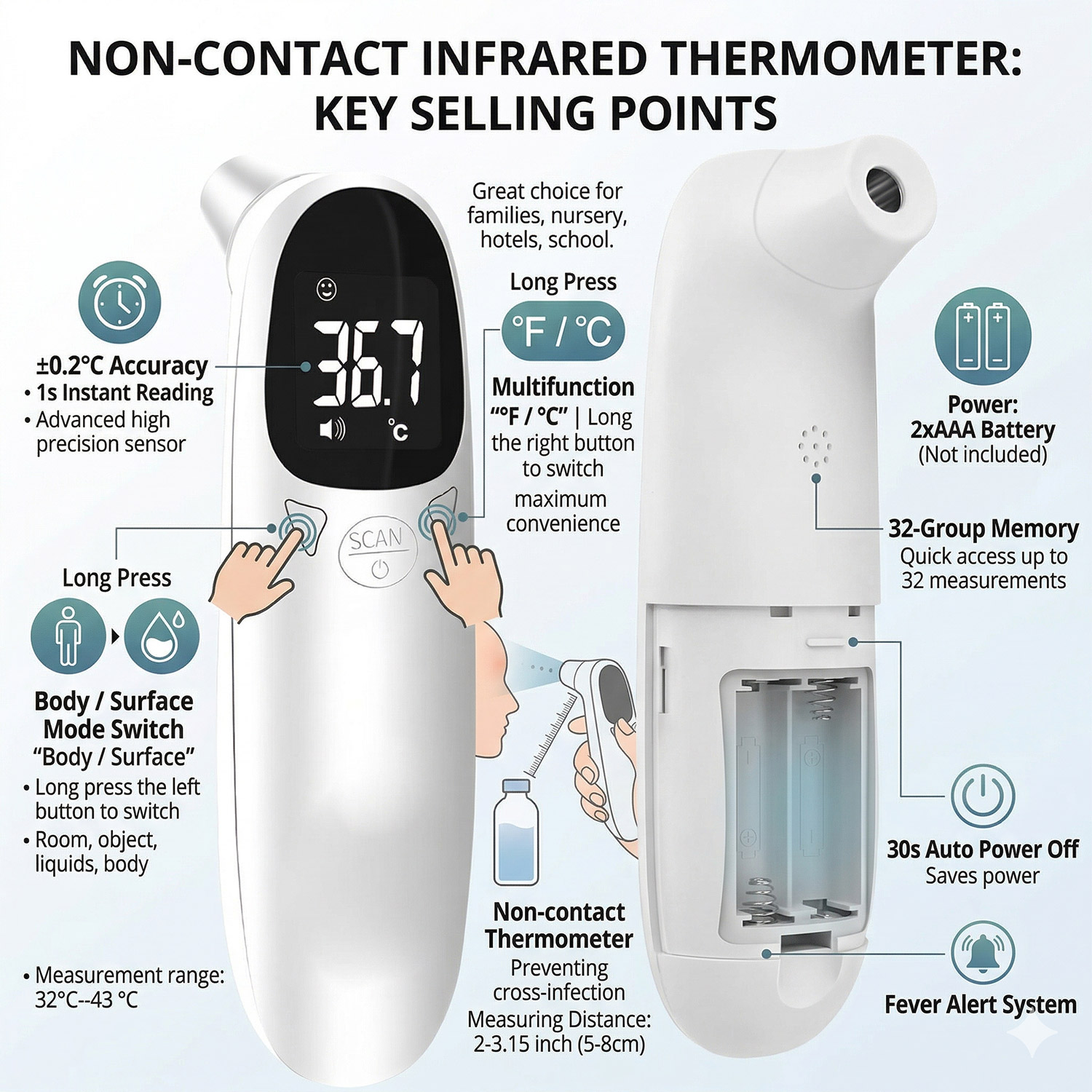 Pet Ear Digital Thermometer No - Pet Supplies App 评论和价格