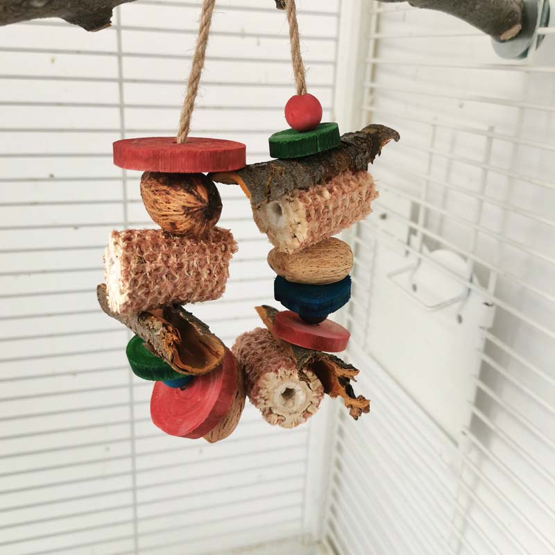 Bird Parrot Chewing Toy Natura - Pet Supplies Login 评论和价格
