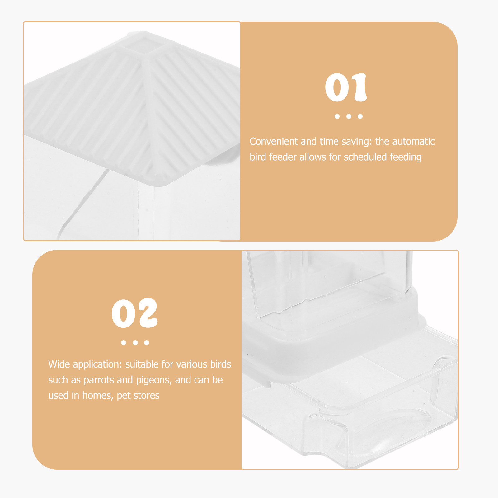 Automatic Bird Feeder No-Spill - Automatic Pet Feeder 评论和价格