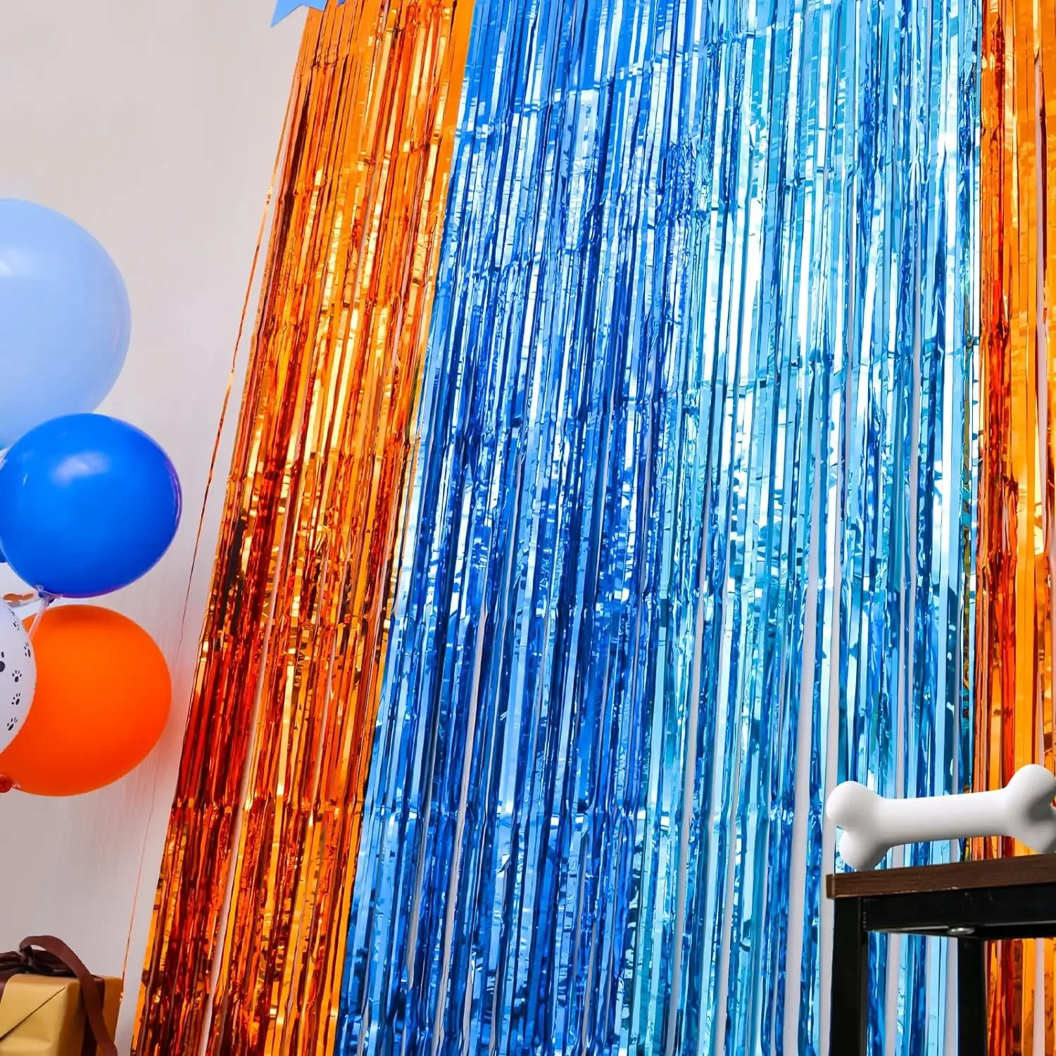 Orange Blue Dog Foil Fringe Cu - Pet Supplies App 评论和价格