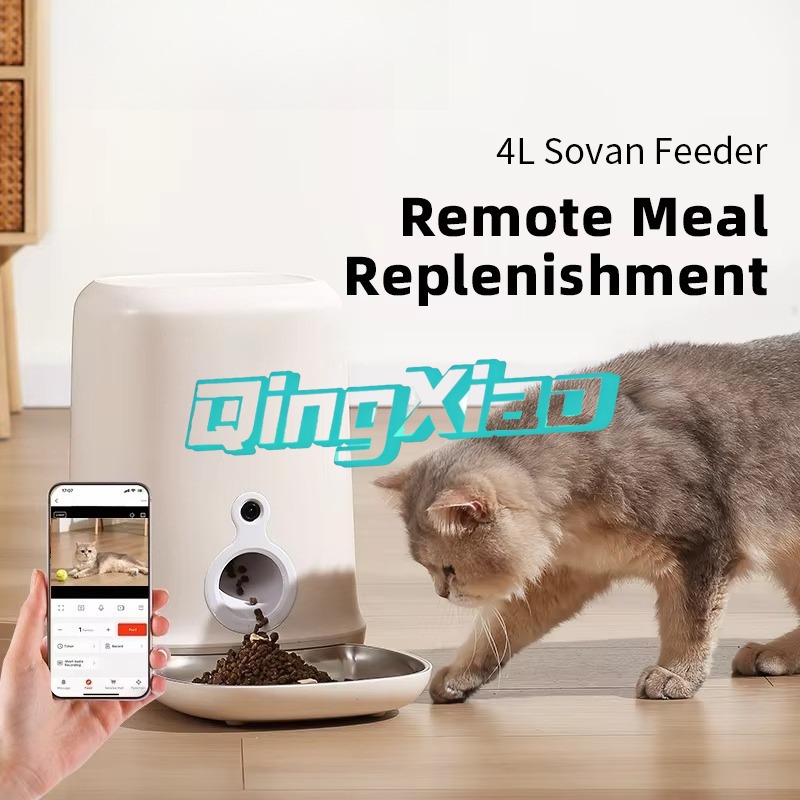 Fully Automatic Smart 4L Stain - Automatic Pet Feeder 评论和价格